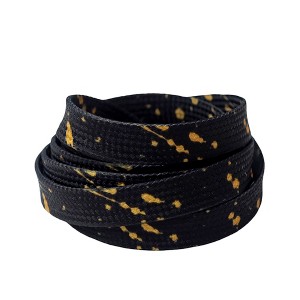 INSPIRE CHIC Flat Colorful Speckled Ink Shoestring Print Shoe Laces for Sneakers 2 Pairs - 1 of 4