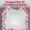 Smarty Had A Party White Wave Plastic Wedding Set - 30 Sets - 2 of 4
