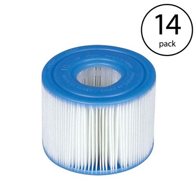 Intex PureSpa Type S1 Easy Set Pool Filter Replacement Cartridges (14 Filters)