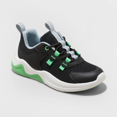 Kids' Fern Slip-on Performance Sneakers - All In Motion™ Gray/lime Green 6  : Target