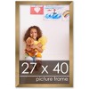 PosterPalooza | 27x40 Wood Frame with UV Acrylic, 6 Finishes: Black, White, Bronze, Silver, Wood, Mahogany - 2 of 4