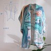 Nicole Miller New York Straw Sun Hats, Duster Beach Cover Ups, and Matching Travel Tote for Women - 4 of 4