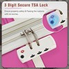 24 IN Luggage 1 Piece with TSA lock , Expandable Lightweight Suitcase Spinner Wheels, Vintage Luggage - 4 of 4