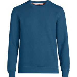 Lands' End Men's Long Sleeve Serious Sweats Crewneck Sweatshirt - 1 of 3