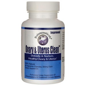 Balanceuticals Ovary & Uterus Clean 500 mg 60 Veg Capsules. - 1 of 1