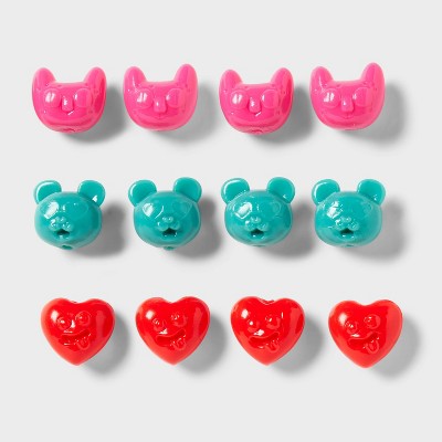 12pc Squishy Valentine's Day Party Favor Sets - Spritz™