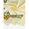 Elerevyo Women's Satin Large Paisley Symmetric Silk Square Scarf Head Wrap Bandanas 35.4" X 35.4" - 4 of 4