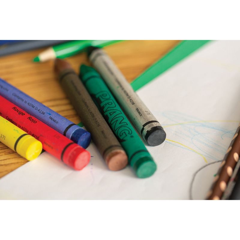Prang Crayons, Large, Lift Lid Box, 8 Colors Per Box, 12 Boxes, 3 of 5