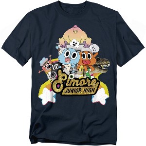 Amazing World Of Gumball Elmore Junior High Adult T-Shirt - 1 of 4