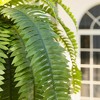 DR.Planzen Artificial Fern Plant in 15.7"/16'' Plastic Planter (3 Colors) - Faux Indoor/Outdoor Floor Plants Tall House Plant (Set of 2) - 3 of 4
