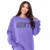 Simply Sage Market Embroidered Aunt Outline Garment Dyed Sweatshirt - 2 of 4