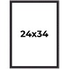 PosterPalooza | Antique Red Picture Frame - UV Acrylic, Foam Board Backing, Hanging Hardware - 2 of 4