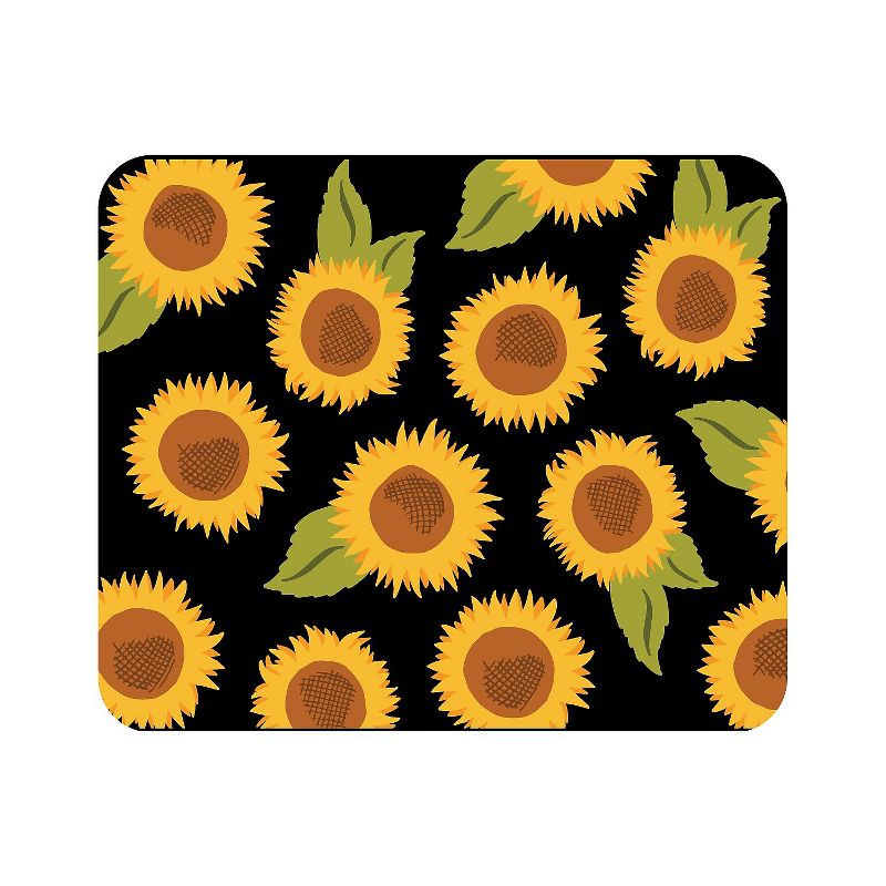 OTM Essentials Sunflowers Mouse Pad Black/Yellow (OP-MH-A02-79), 1 of 3