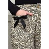 Women's Wild Side Leopard Print Denim Wide Leg Pants - Jodifl - 3 of 4