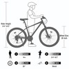 YONWAY 26 Inch Mountain Bike, 24 Speed Mountain Bike Steel Frame Adult Bicycle with Suspension Fork, Dual Disc Brake for Womens Mens - 3 of 4