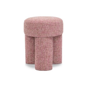Meridian Furniture,Larson Polyester Fabric Ottoman/Stool - 1 of 4