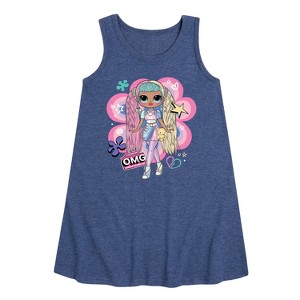 Girls' - LOL Surprise! - Candylicious Original Graphic Sleeveless Aline Dress - 1 of 4