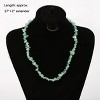 Natural Stone Irregular Gemstone Beaded Choker Necklace for Women Bohemian Crystal Jewelry - 4 of 4