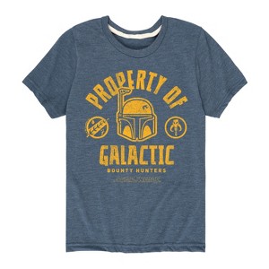 Boys' - Star Wars - Property Of Galactic Bh Short Sleeve Graphic T-Shirt - 1 of 4