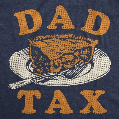 Мужские футболки Crazy Dog T-Shirts, Inc. Mens Funny T Shirts Dad Tax Thanksgiving Sarcastic Pie Graphic Novelty Tee For Men - Crazy Dog Men's T Shirt for Thanksgiving Navy L — фото 2