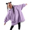 The Bare Homey - Kids Wearable Blanket Hoodie - Fleece Side Pockets - 2 of 4