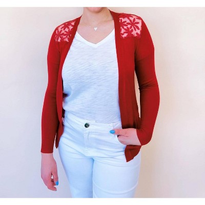 Women's Kendra Lace Cardigan - Papillon