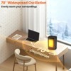 SUGIFT 1500W Portable Electric Space Heater 70° Oscillating Ceramic Heater with Remote Control - 2 of 4