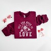 Simply Sage Market Women's Graphic Sweatshirt All You Need Is love Flower - 3 of 3