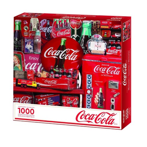 MasterPieces Coca Cola Bottles & Buttons 1000 Piece Puzzle World's Smallest 