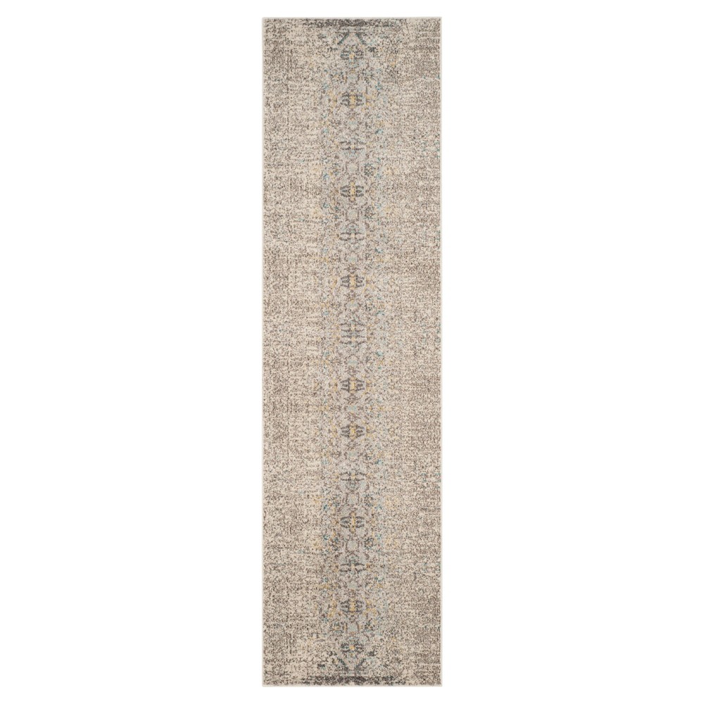 Gray Solid Loomed Runner - (2'2inx6') - Safavieh