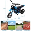 24V Electric Dirt Bike for Kids 350W Motorcycle Max 15 MPH,3-Speed Modes - 3 of 4