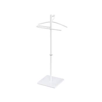 Kumo Freestanding Metal Organizer with Removable Hanger Trouser Bar Valet Stand - Proman Products