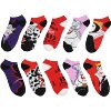 Disney Villains Socks Womens' 5 Pack Ankle No Show Socks - 2 of 3