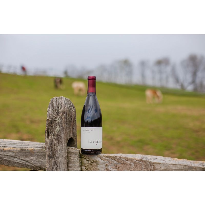 La Crema Sonoma Coast Pinot Noir Red Wine - 750ml Bottle, 4 of 10