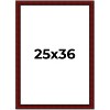 PosterPalooza | Weathered Red Picture Frame - UV Acrylic, Foam Board Backing, Hanging Hardware - 2 of 4