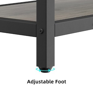 Coat Rack Shoe Bench Industrial Hall Tree Storage Bench for Entryway - 1 of 4