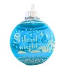 Christopher Radko 2.0 Inch Vintage Flocked Ornament Set Patterns Glitter Scenes Tree Ornament Sets - 3 of 3
