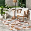 Nuloom Deisy Abstract Floral Machine Washable Pet Friendly Indoor/Outdoor Area Rug - 2 of 4