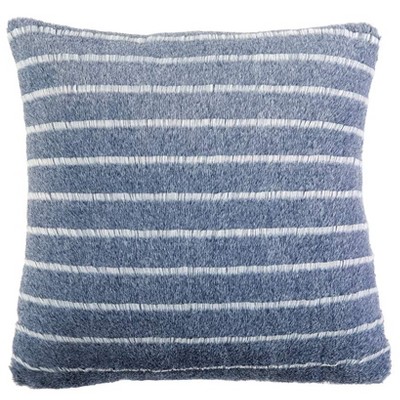 The Lakeside Collection Striped Faux Fur Throws or Accent Pillows