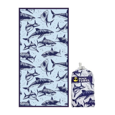 Shark Beach Towel - BeachTech_0