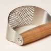 Wood & Stainless Steel Garlic Press - Hearth & Hand™ with Magnolia - image 3 of 3