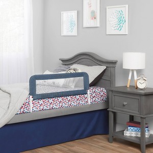 Dream On Me 3D Linen fabric and Mesh Security Bed Rail - 1 of 4