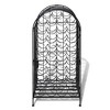 vidaXL Wine Rack for 35 Bottles Metal - 3 of 4