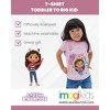 Dreamworks Gabby's Dollhouse MerCat Kitty Fairy Cakey Cat Birthday Girls T-Shirt Toddler to Big Kid - image 3 of 4