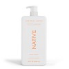 Native Body Wash for Women & Men - Sweet Peach & Nectar - Sulfate Free with Pump - 36 fl oz - 2 of 4