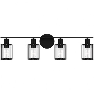 Quoizel Lighting Isla 4 - Light Vanity in  Matte Black - 1 of 4