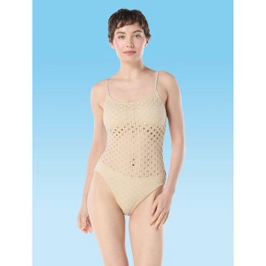Carmen Marc Valvo Scoop Neck One Piece - 1 of 2