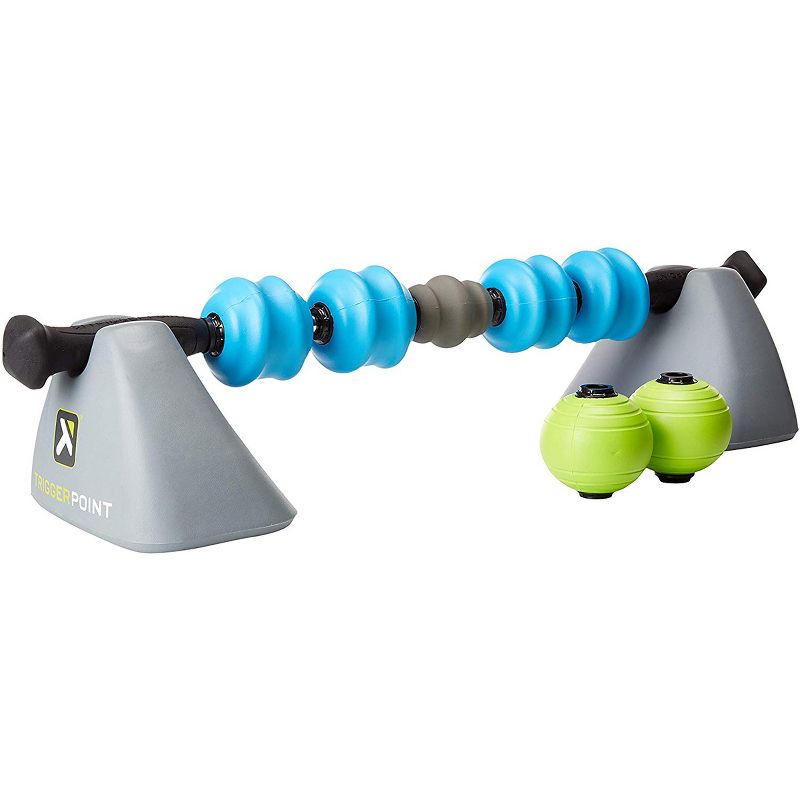 TriggerPoint STK Fusion Handheld Massage Stick - Blue/Gray/Lime, 2 of 3