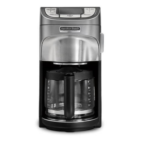 Hamilton Beach BrewStation 12-Cup Programmable Stainless Steel Drip Coffee Maker with Removable Water Reservoir Silver