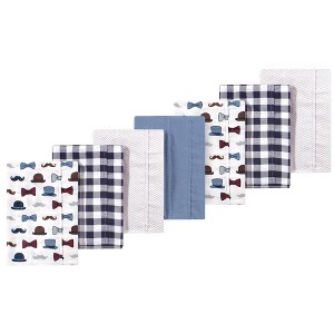 Luvable Friends Hudson Baby Flannel Burp Cloths 7pk - 1 of 1